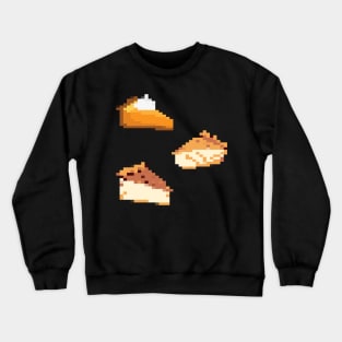 Autumn Pies Pixel Art Crewneck Sweatshirt